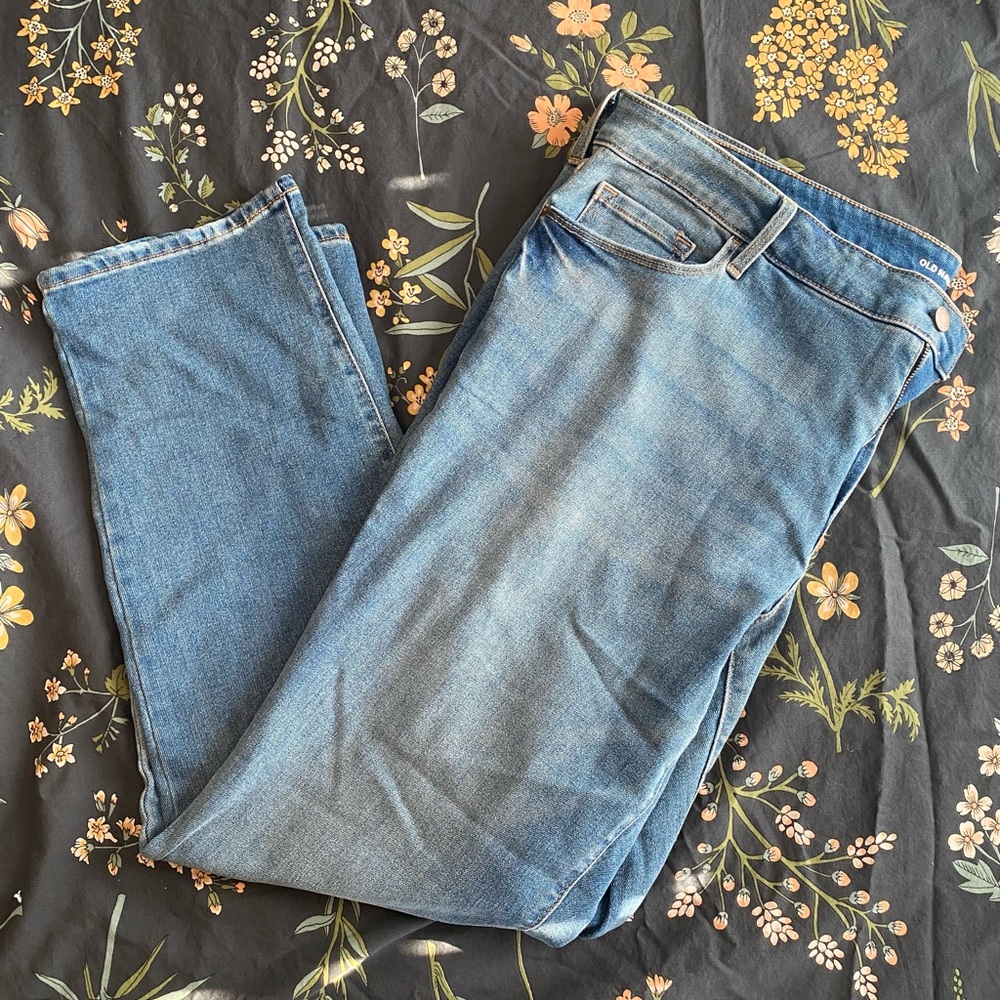 Old Navy Jeans Size 20 LONG Power Slim Straight